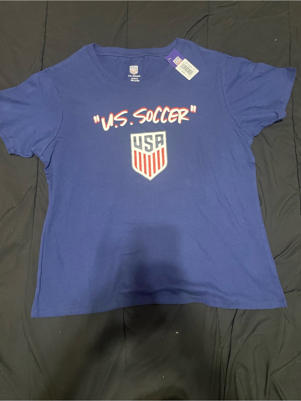 FIFA 2026 U.S. Soccer USA Blue Soccer T-Shirt Tee Size XL Officially Licensed